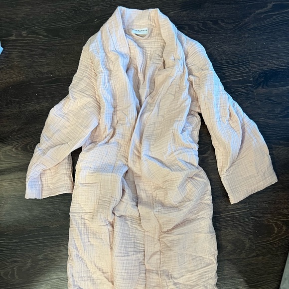 Parachute Pink Waffle Robe - Picture 4 of 5